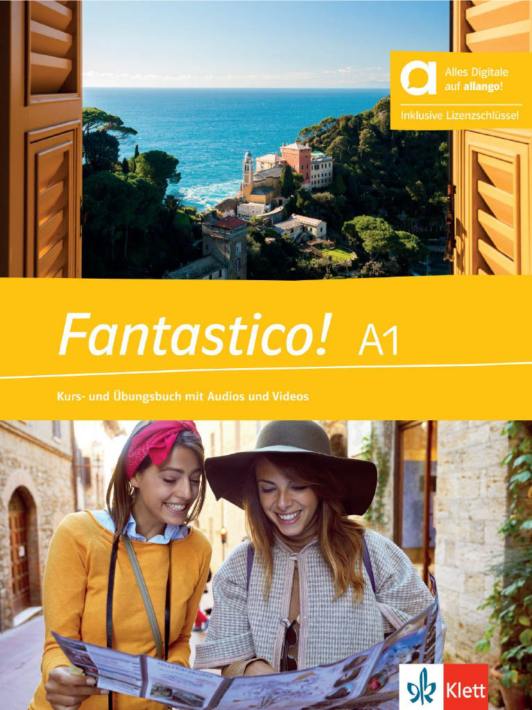 Das Cover zur Buchreihe Fantastico! von Ernst Klett Sprachen zum Lernen der Vokabeln in der Sprache Italienisch. Der Vokabeltrainer phase6 classic ist die beste App für bessere Noten.